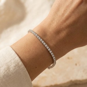 Pulseras Tenis de Moissanita