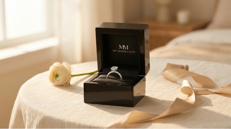 Anillos de compromiso de moissanita