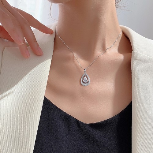 Collares de moissanita en plata 925