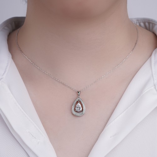 Collares de moissanita en plata 925
