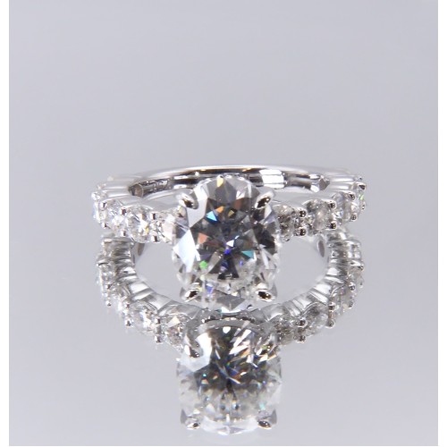 Anillos de plata 925 con moissanita