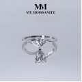 Amora - Anillo solitario de moissanita talla corazón | My Moissanite
