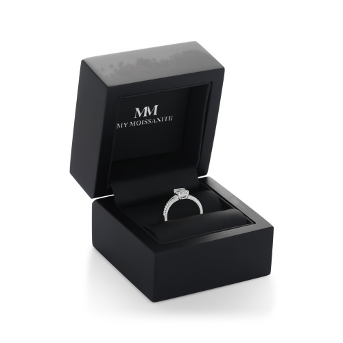 Anillos de plata 925 con moissanita