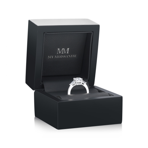 Anillos de plata 925 con moissanita