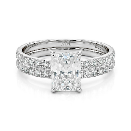 Anillos de plata 925 con moissanita
