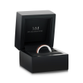 Vireo - Anillo de tungsteno para hombre con incrustación de madera natural