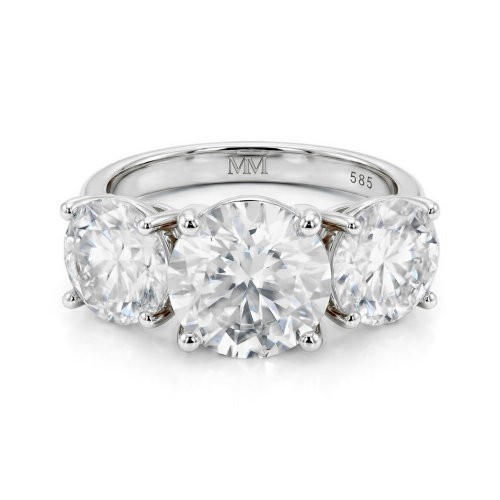Anillos de plata 925 con moissanita