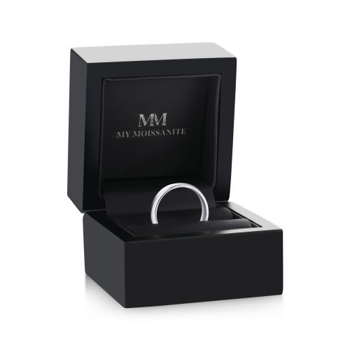 Joyas de platino con moissanita para hombre