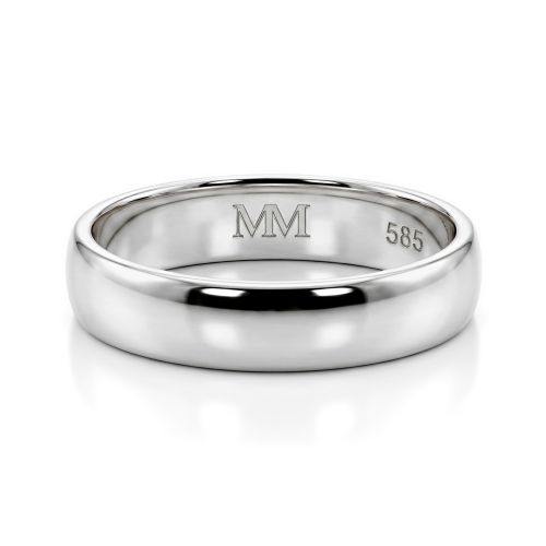 Joyas de platino con moissanita para hombre