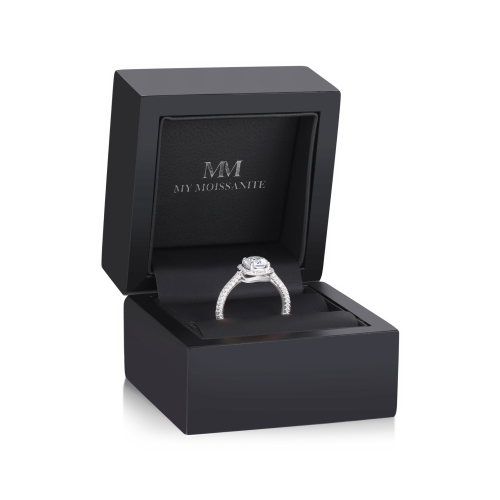 Anillos de plata 925 con moissanita