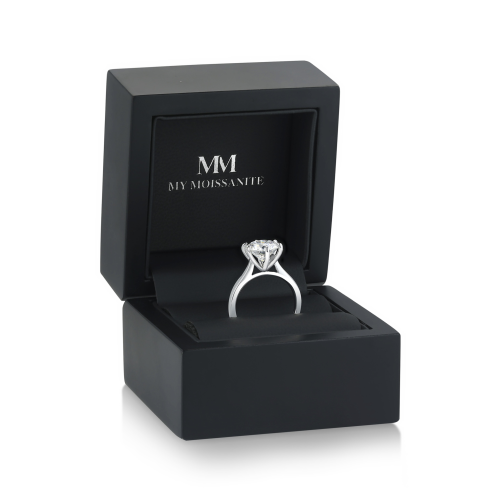 Anillos de plata 925 con moissanita
