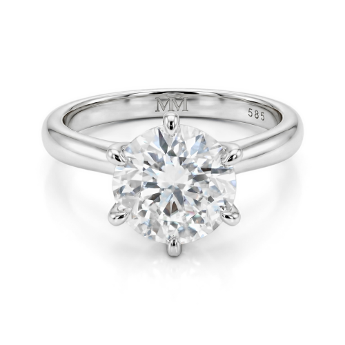 Anillos de plata 925 con moissanita