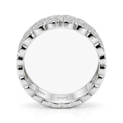 Anillos de plata 925 con moissanita