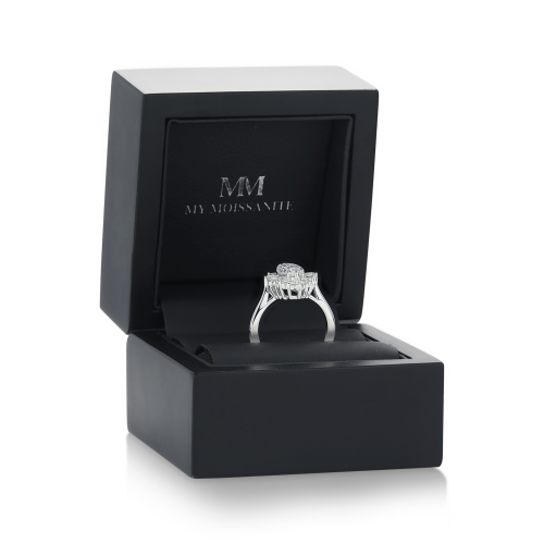 Anillos de plata 925 con moissanita