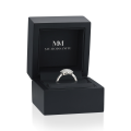 Cirilla - Anillo en racimo de moissanita con pavé