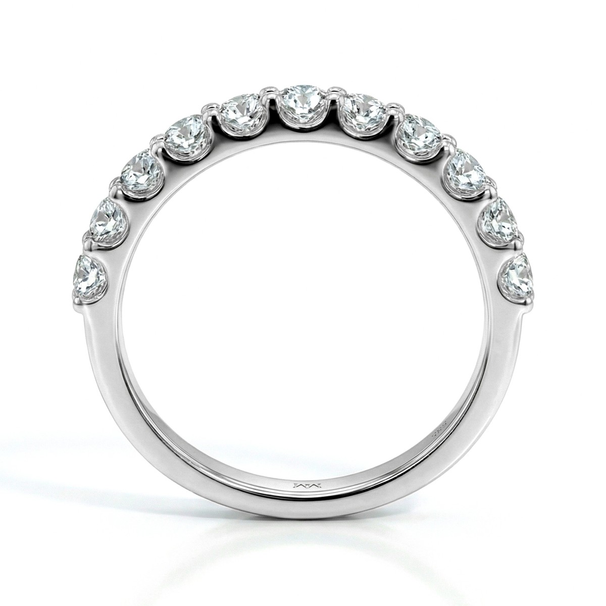 Evertina - Anillo eternity de moissanita