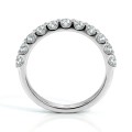 Evertina - Anillo eternity de moissanita