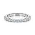 Evertina - Anillo eternity de moissanita