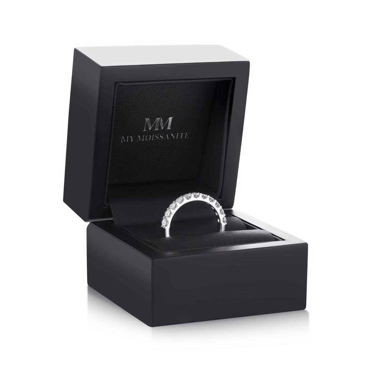 Evertina - Anillo eternity de moissanita