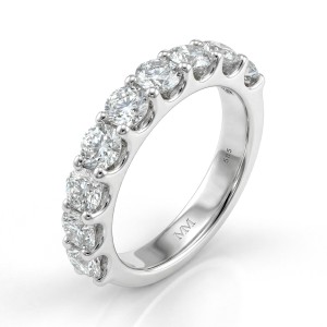 Evertina - anillo de eternidad de moissanita