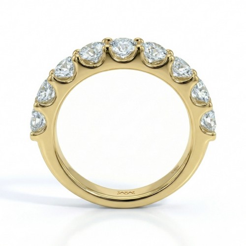 Evertina - anillo de eternidad de moissanita