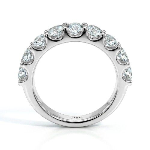Evertina - anillo de eternidad de moissanita