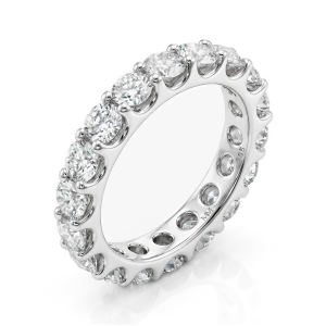 Evertina - anillo de eternidad de moissanita