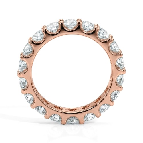 Evertina - anillo de eternidad de moissanita