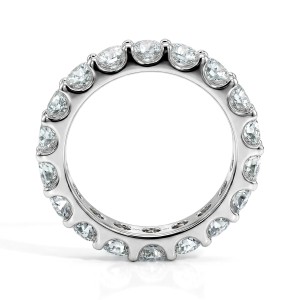 Evertina - anillo de eternidad de moissanita