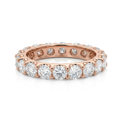 Evertina - anillo de eternidad de moissanita