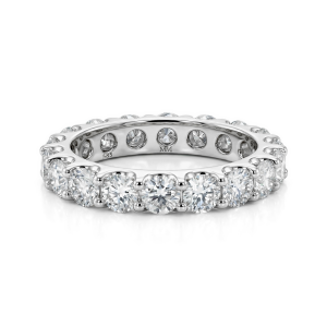 Evertina - anillo de eternidad de moissanita