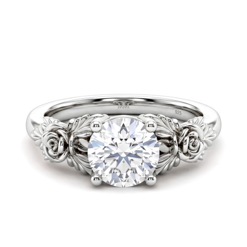 Anillos de plata 925 con moissanita