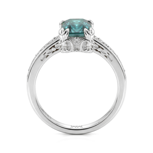 Anillos de plata 925 con moissanita