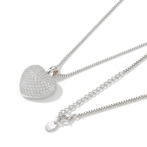 Collares de moissanita en plata 925