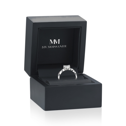 Anillos de plata 925 con moissanita