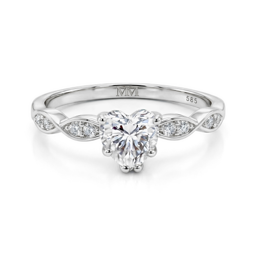 Anillos de plata 925 con moissanita