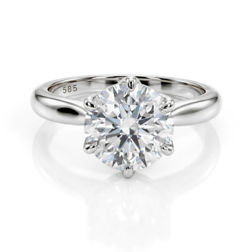 Anillos de plata 925 con moissanita