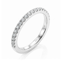Starlet - Anillo de eternidad de moissanita