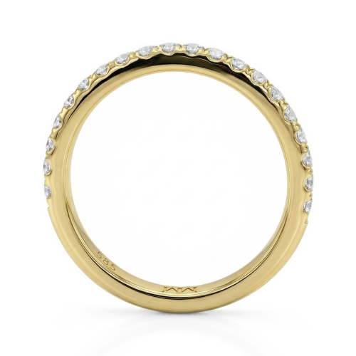Starlet - Anillo de eternidad de moissanita