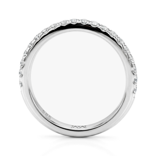 Starlet - Anillo de eternidad de moissanita