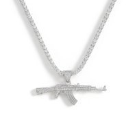 Valor - Colgante AK-47 de Moissanita
