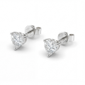 Allure - Pendientes de moissanita talla corazón