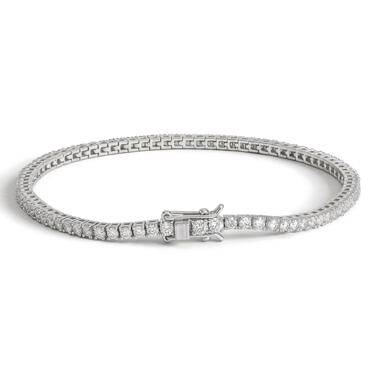 Solaris – Pulsera tennis de moissanita