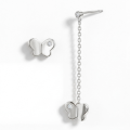 Butterfly Drops - Pendientes Colgantes de Moissanita