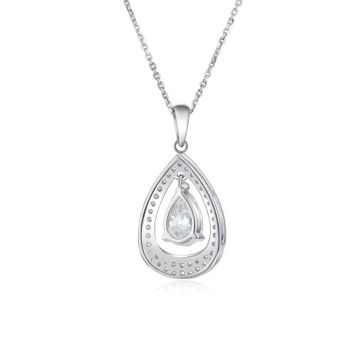 Collares de moissanita en plata 925