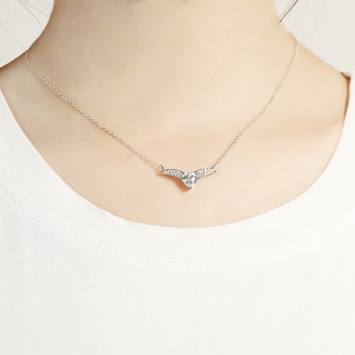 Collares de moissanita en plata 925