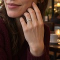Evertina - Anillo eternity de moissanita