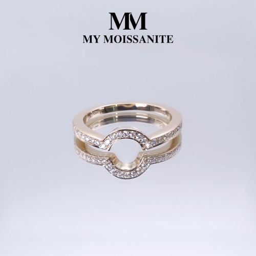 Anillos de plata 925 con moissanita