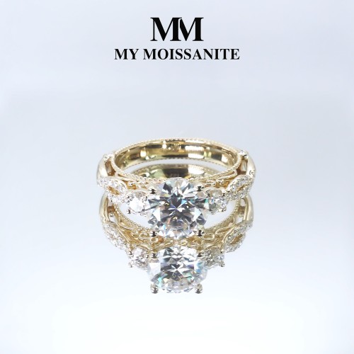 Anillos de plata 925 con moissanita