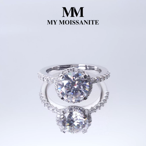 Anillos de plata 925 con moissanita